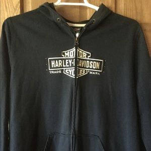 Harley Davidson zip up hoodie